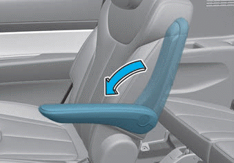 Hyundai Palisade. Armrest, Rear occupant alert system