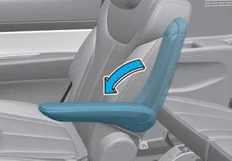 Hyundai Palisade. Armrest, Rear occupant alert system
