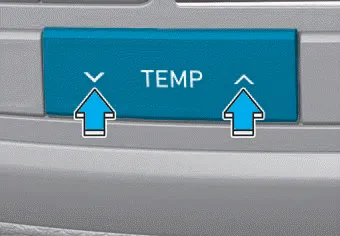 Hyundai Palisade. Fan speed control, Temperature control