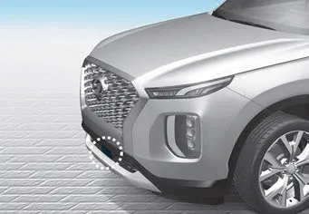 Hyundai Palisade. (Front Radar/Front Camera)