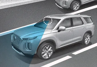 Hyundai Palisade. (Front Radar/Front Camera)